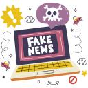 Grafika przedstawiająca fake newsy